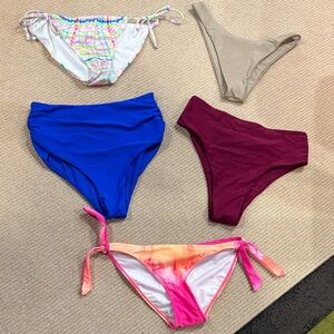 Colorful Bikini Bottoms lot/bundle